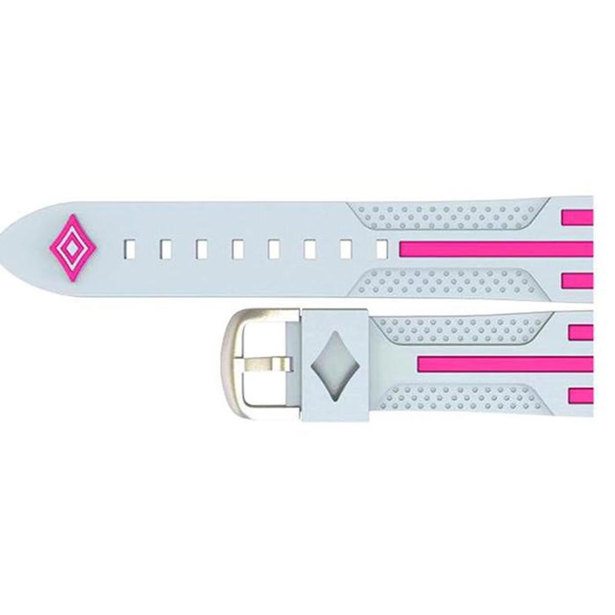 Foto 3 pulgar | Banda Pro Sport Para I Watch Mapletree  Mxmss-0061 Pieza White Hot Pink Stripes/blanco Rosa Barbie Rayas