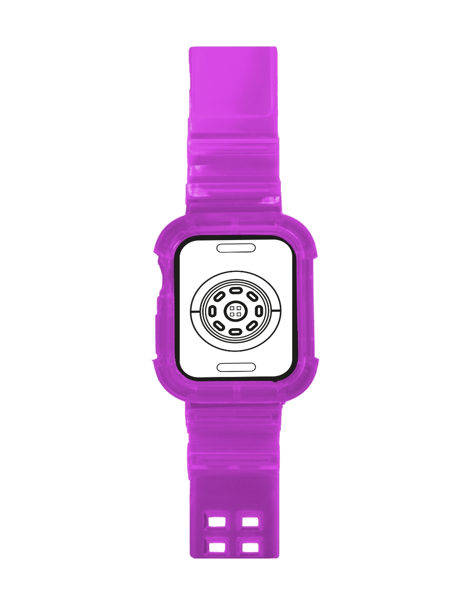 Foto 3 pulgar | Correa Uso Rudo Apple Watch Ecomlab Violeta 42/44/45mm