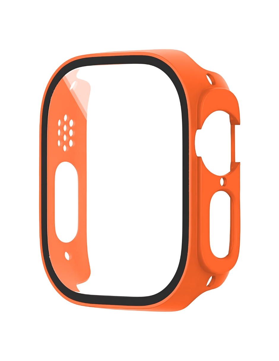 Foto 2 pulgar | Carcasa Protectora de Pantalla Ecomlab para Apple Watch Ultra 49 MM color Naranja