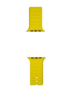 Foto 3 | Correa de Silicón Ecomlab para Apple Watch color Amarillo 38/40/41 Mm