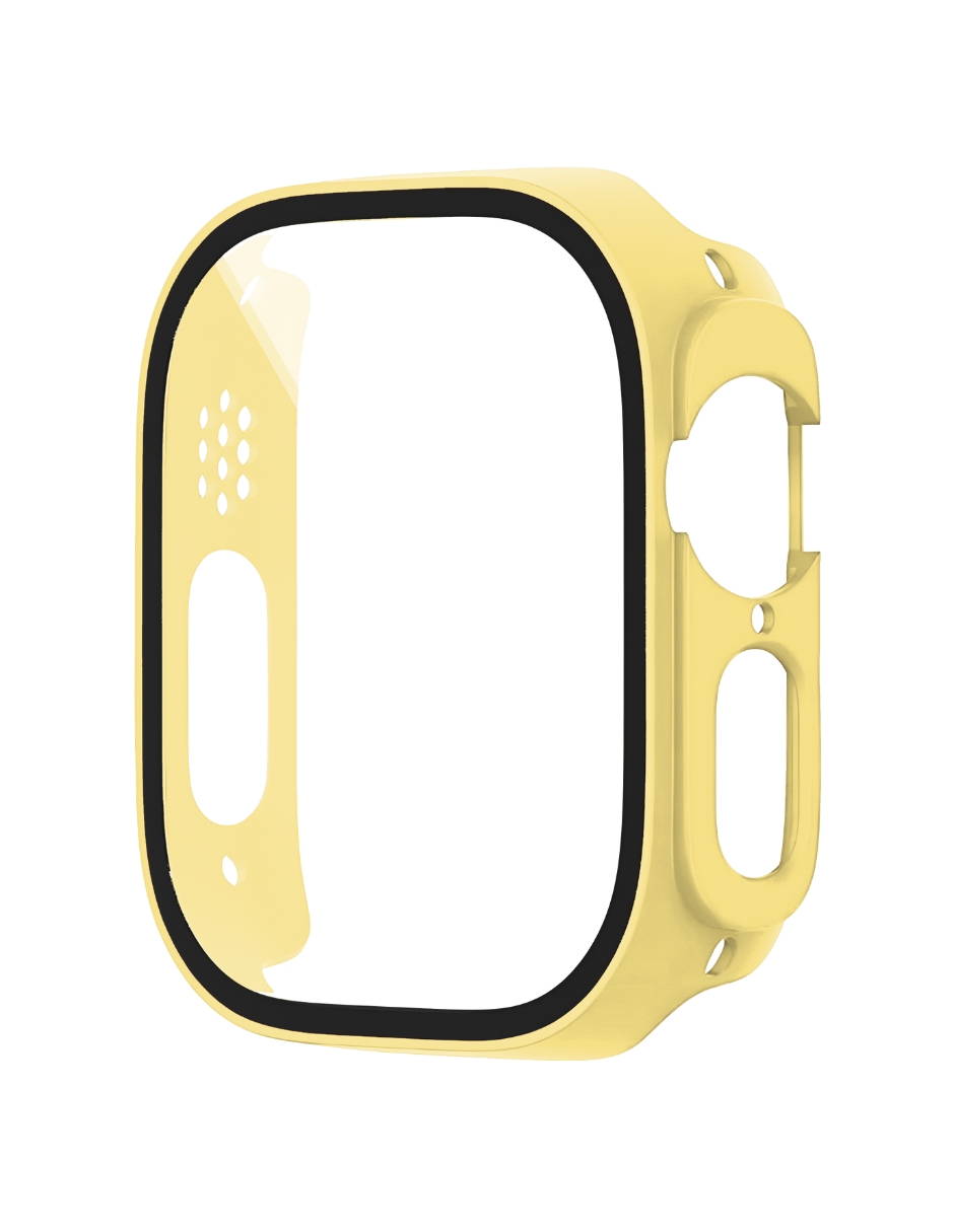 Foto 2 pulgar | Carcasa Protectora de Pantalla Ecomlab para Apple Watch Ultra 49 MM color Amarillo