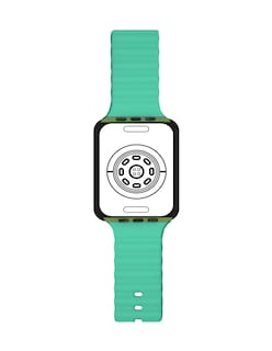 Foto 2 | Correa de Silicón Ecomlab para Apple Watch color Verde Aqua 38/40/41 Mm