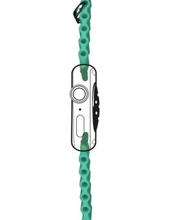 Foto 4 | Correa de Silicón Ecomlab para Apple Watch color Verde Aqua 38/40/41 Mm
