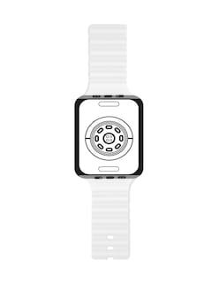 Foto 2 | Correa Silicón Ecomlab para Apple Watch color Blanco 38/40/41 Mm