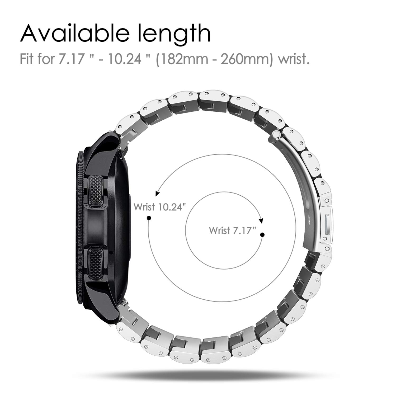 Foto 8 pulgar | Correa de Reloj Fintie Compatible con Samsung Galaxy 6/4 de 47 mm/43 mm - Venta Internacional