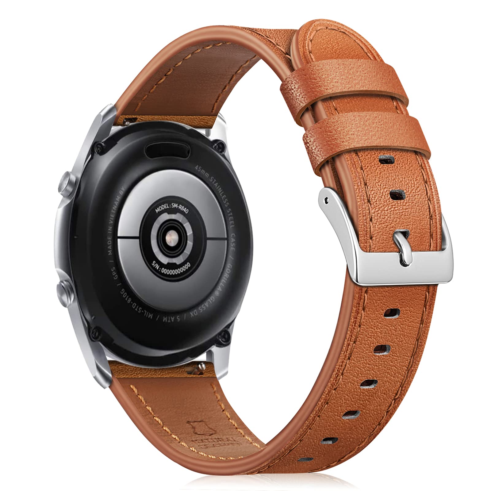 Foto 8 pulgar | Correa Fintie Café para Samsung Galaxy Watch 3-Venta Internacional