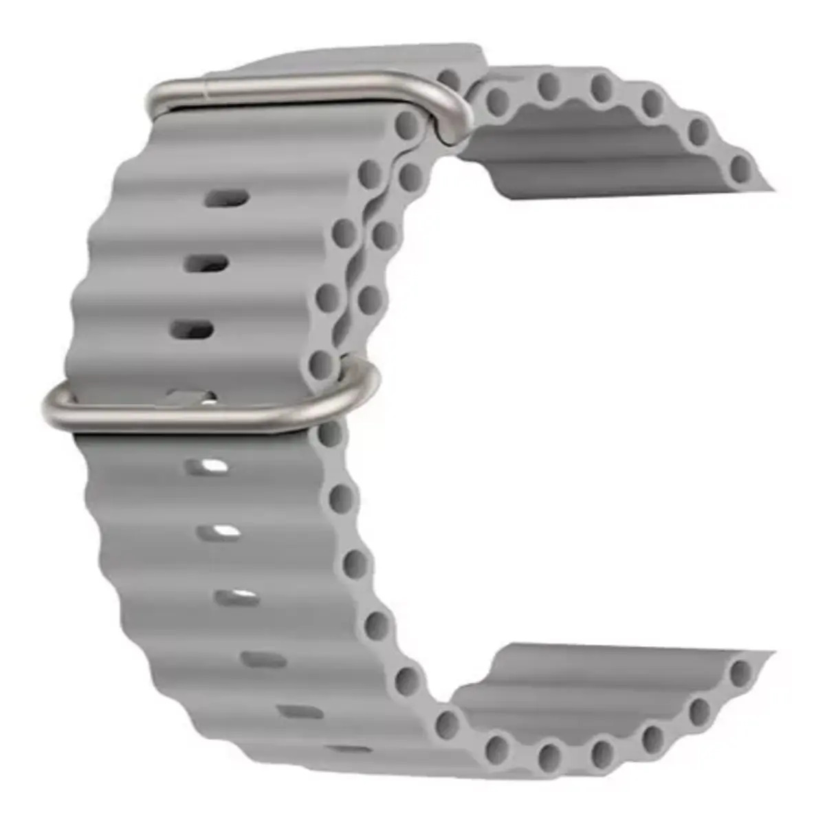 Foto 2 pulgar | Correa Ocean Band NS Tech Gris para iWatch/Smartwatch 44 mm