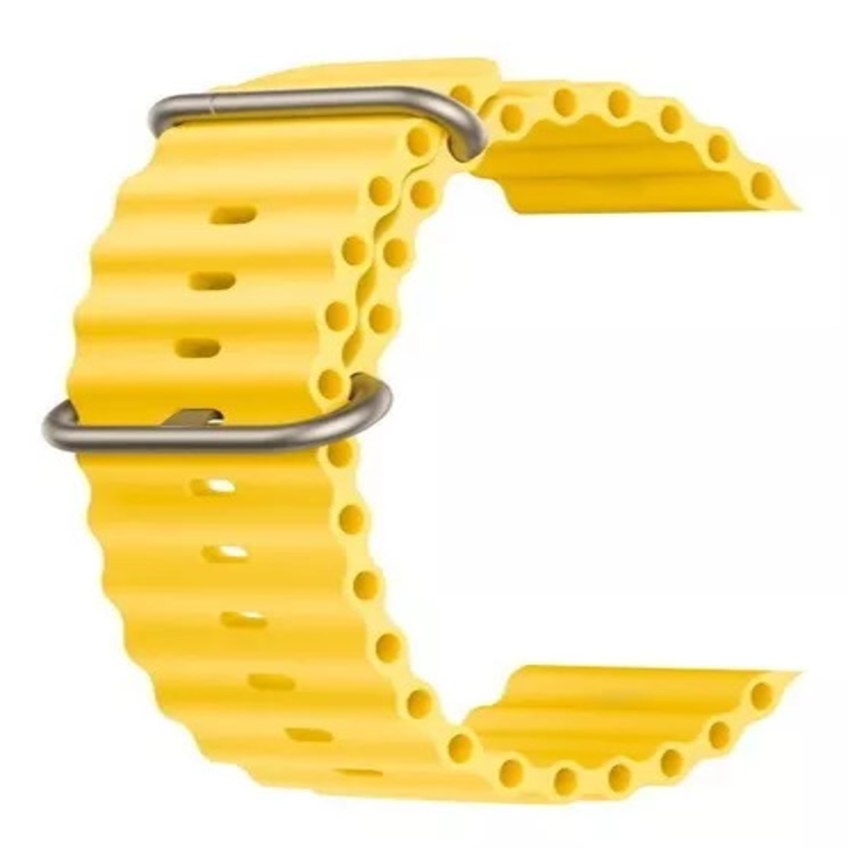 Foto 2 pulgar | Correa Ns Tech Amarillo para Reloj Smartwatch