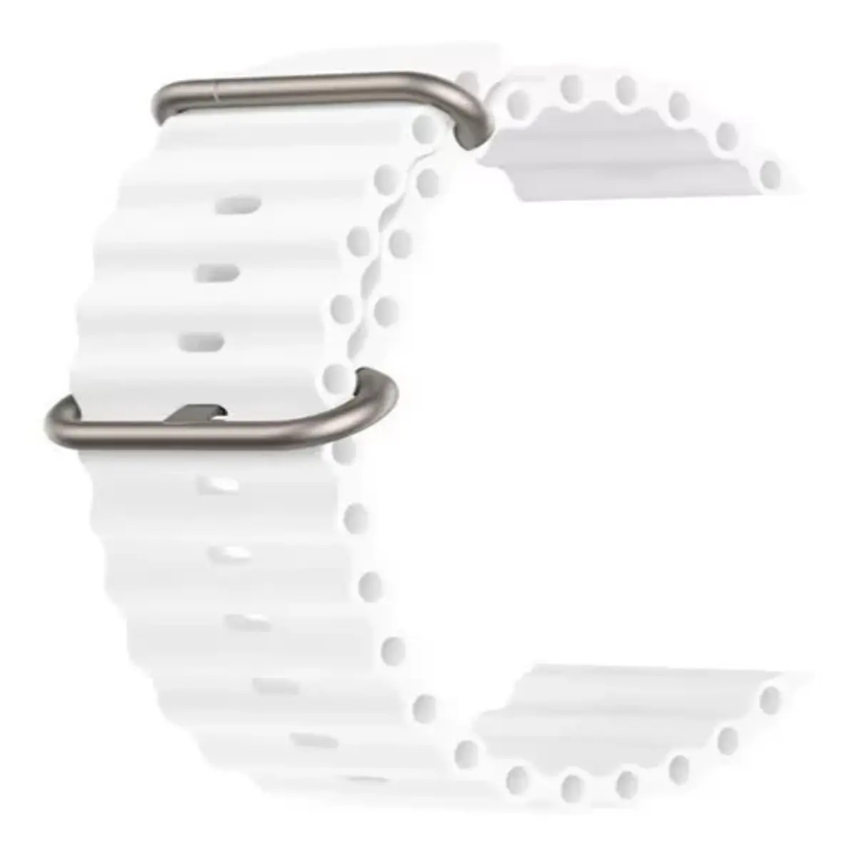 Foto 2 pulgar | Correa Ocean Band NS Tech Blanca para iWatch/Smartwatch 44 mm