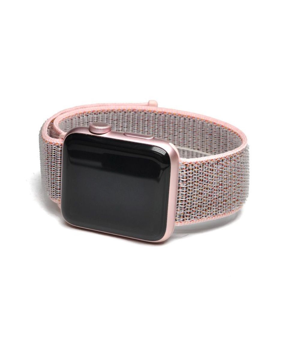 Foto 2 pulgar | Correa Basariworld Nailon Rosa para Apple Watch 38/40 mm