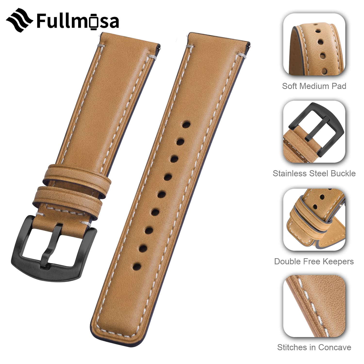 Foto 8 pulgar | Correa de Reloj Fullmosa Compatible con Samsung Galaxy 46 Mm/gear S3 - Venta Internacional