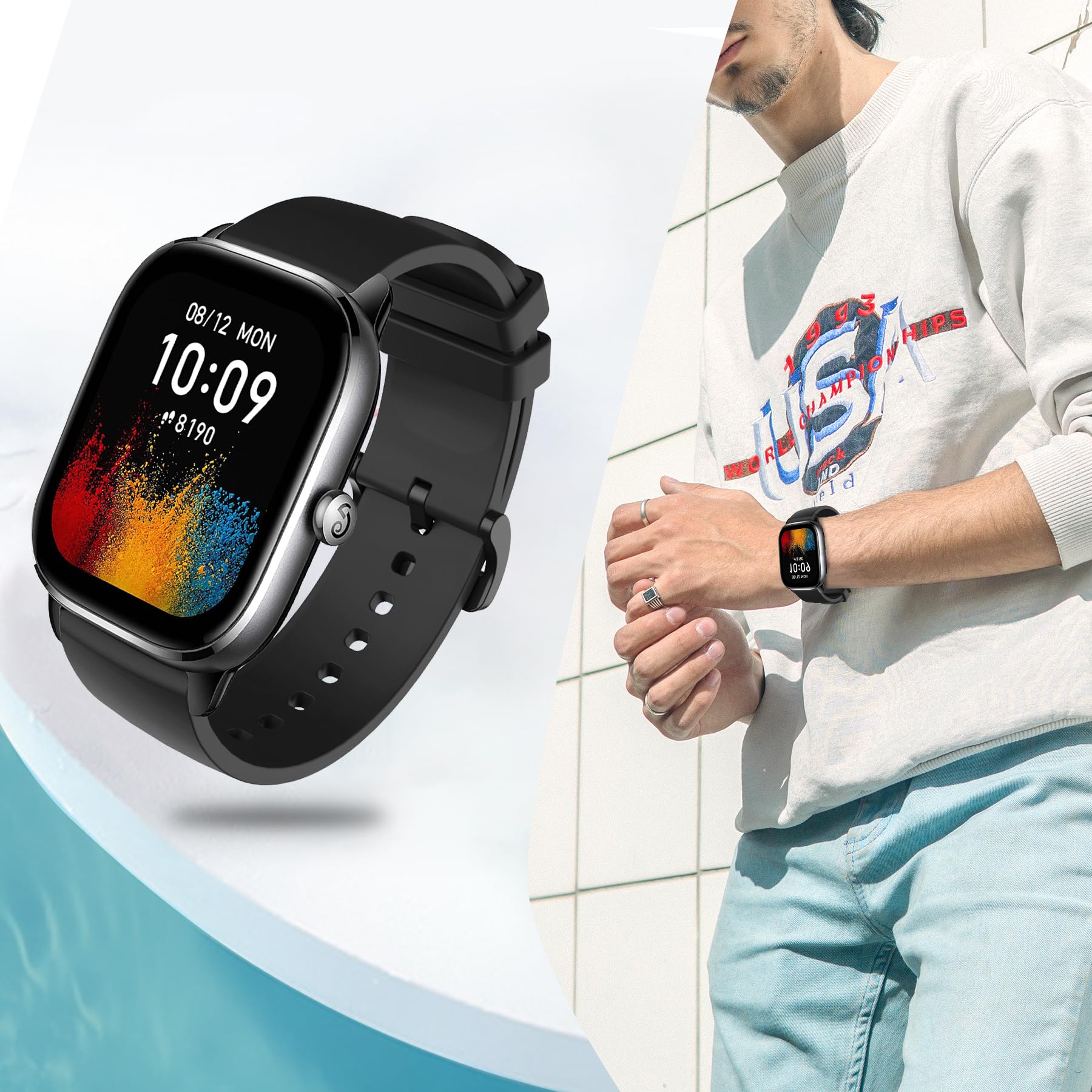 Foto 4 | Correas de Reloj Chofit Silicone 20 mm para Amazfit Gts Gts2 Gts 3 - Venta Internacional