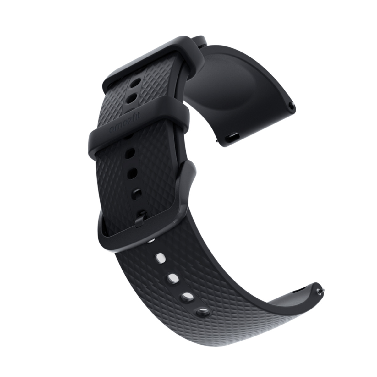 Foto 2 pulgar | Correa para Smartwatch Amazfit Serie Fluoroelastómero de 22 mm Negro