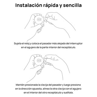 Foto 5 | Correa para Smartwatch Amazfit Serie Fluoroelastómero de 22 mm Negro