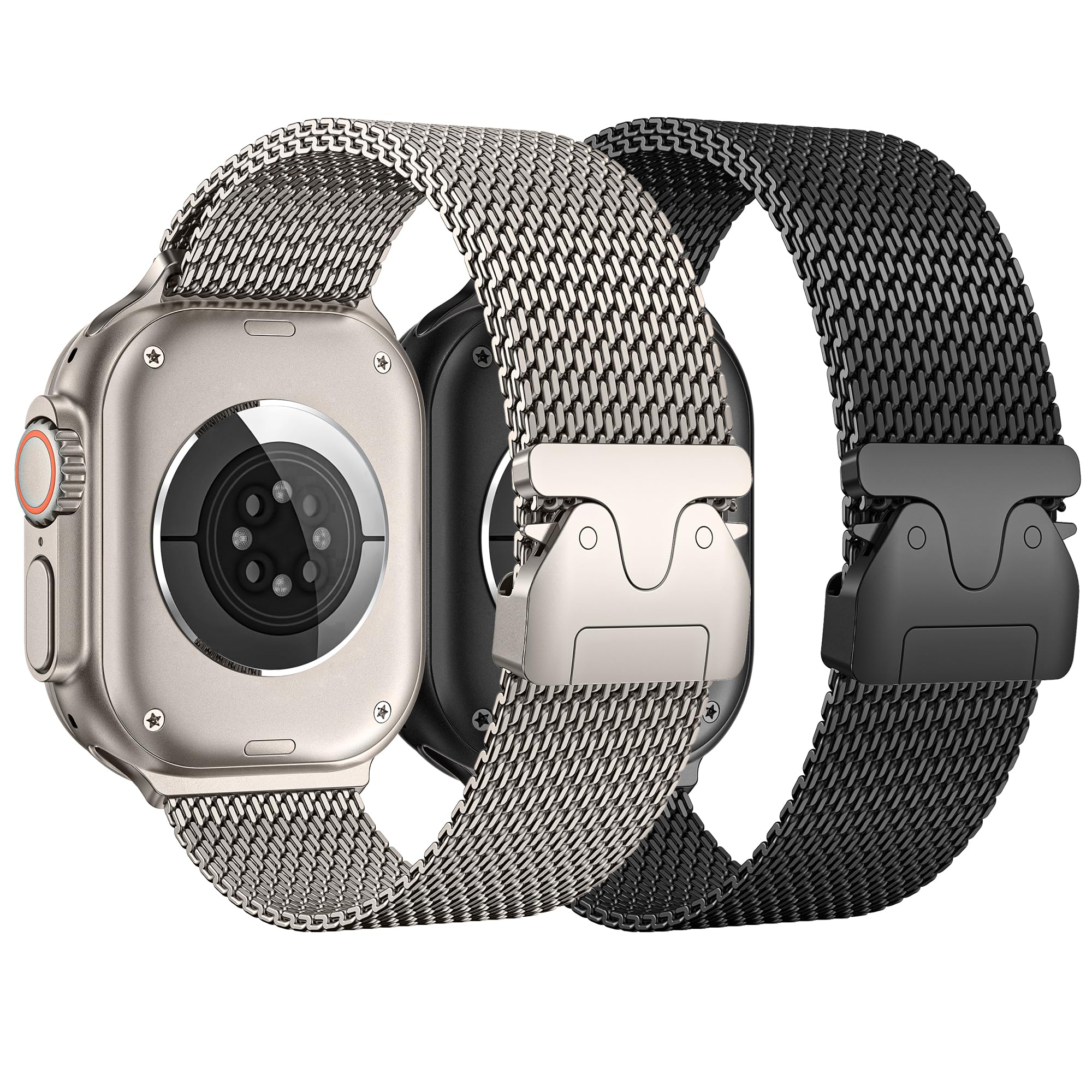 Foto 2 pulgar | Pulseras De Reloj Seizehe Milanese Loop Compatibles Con Apple Watch - Venta Internacional.