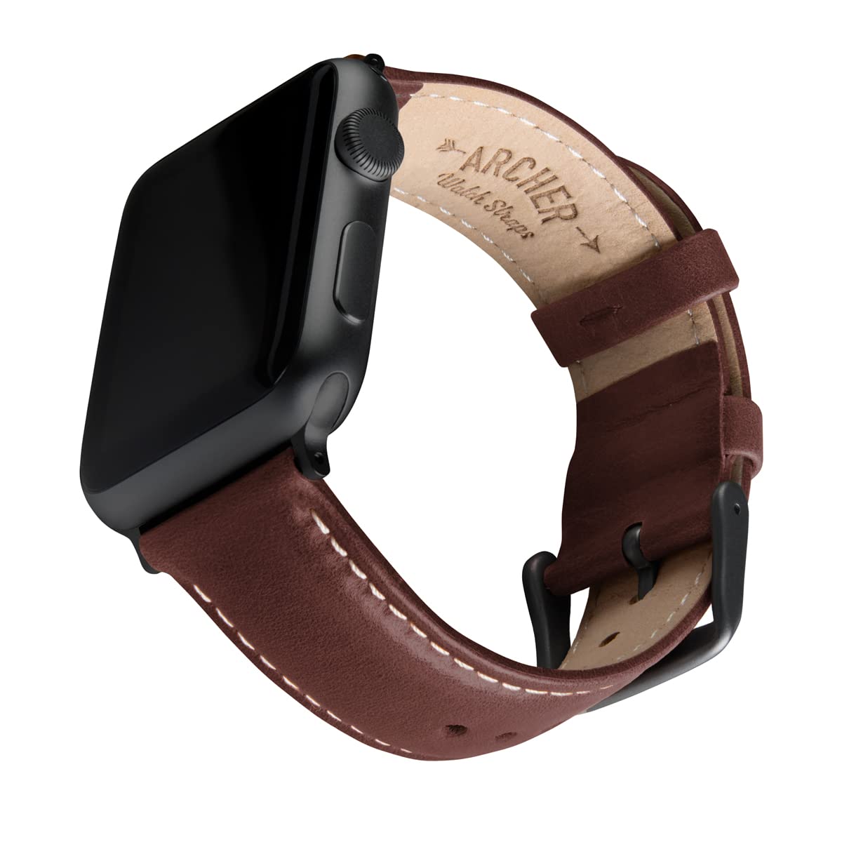 Foto 1 | Correa Archer de Piel Granulada para Apple Watch de 44 Mm - Venta Internacional