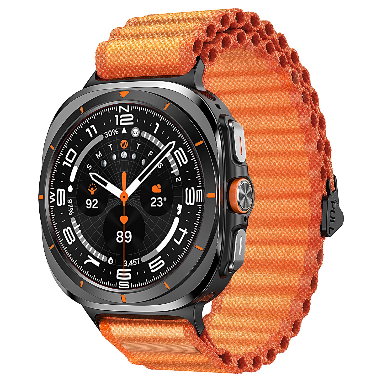 Correa de Reloj Goton Rugged Compatible con Samsung Galaxy Watch 7 Ultra de 47 Mm - Venta Internacional