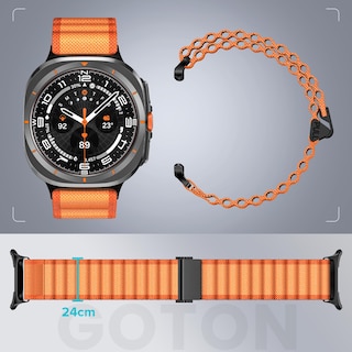 Foto 7 | Correa de Reloj Goton Rugged Compatible con Samsung Galaxy Watch 7 Ultra de 47 Mm - Venta Internacional