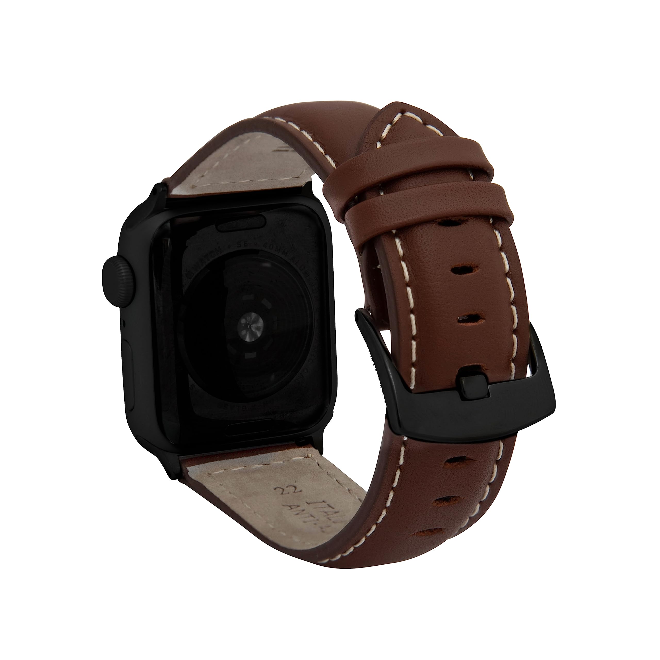 Correa De Piel Clásica Bandini Para Apple Watch De 42 Mm - Venta Internacional.