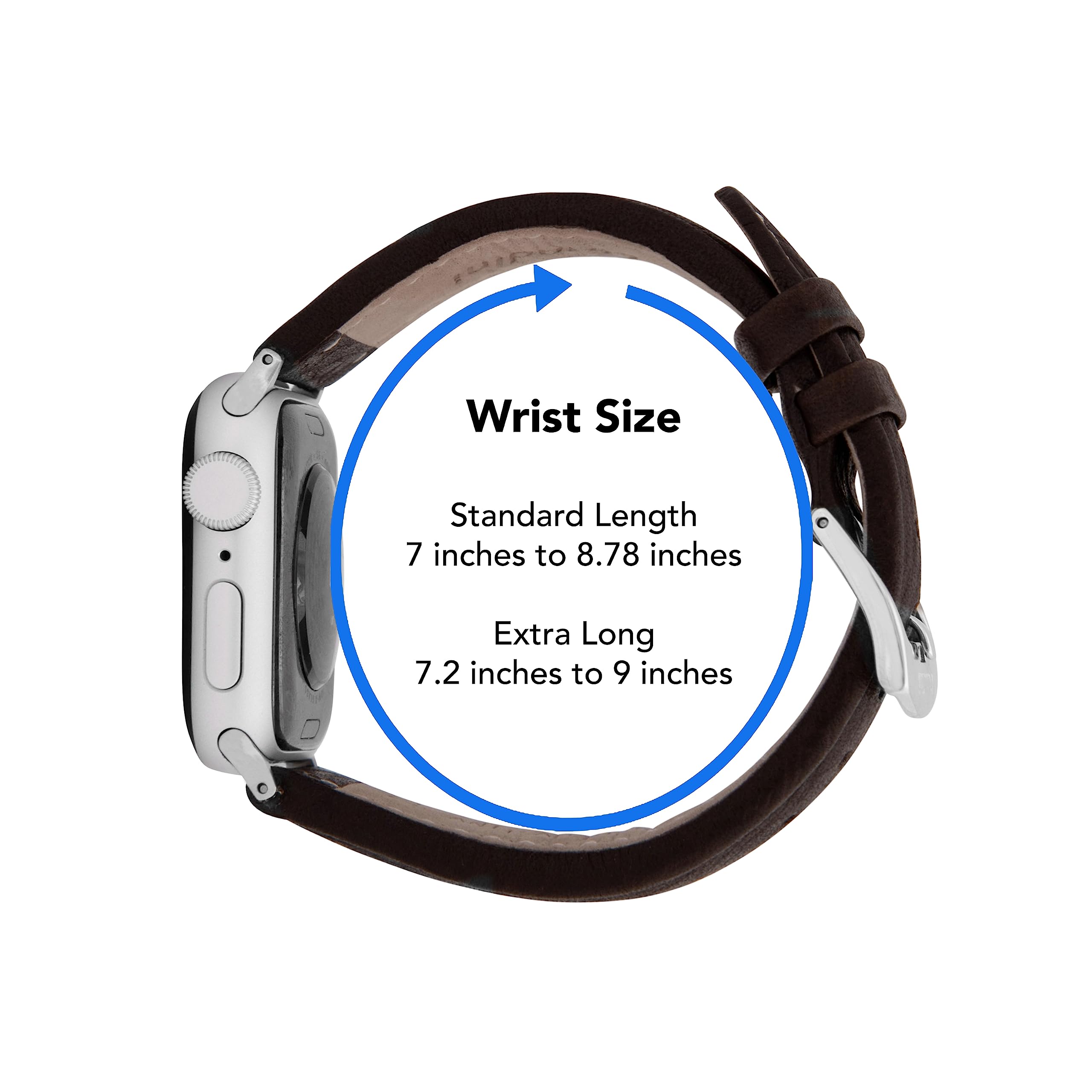 Foto 5 | Correa De Piel Clásica Bandini Para Apple Watch De 42 Mm - Venta Internacional.