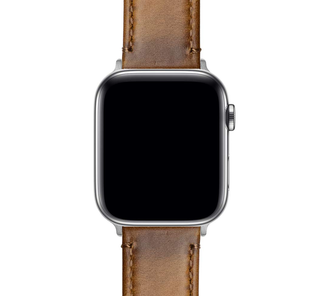 Foto 6 pulgar | Correa Barton De Piel Color Caramelo Para Apple Watch 42/44/45/49 Mm - Venta Internacional.