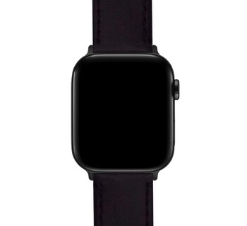 Foto 6 | Correa De Reloj Barton De Piel Negra De Grano Superior Para Apple Watch, 38-41 M - Venta Internacional.