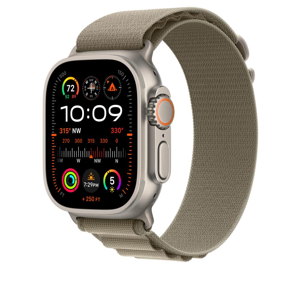 Foto 3 pulgar | Correa Para Apple Watch Alpine Loop, Titanio Resistente, Color Oliva, 49 Mm - Venta Internacional.