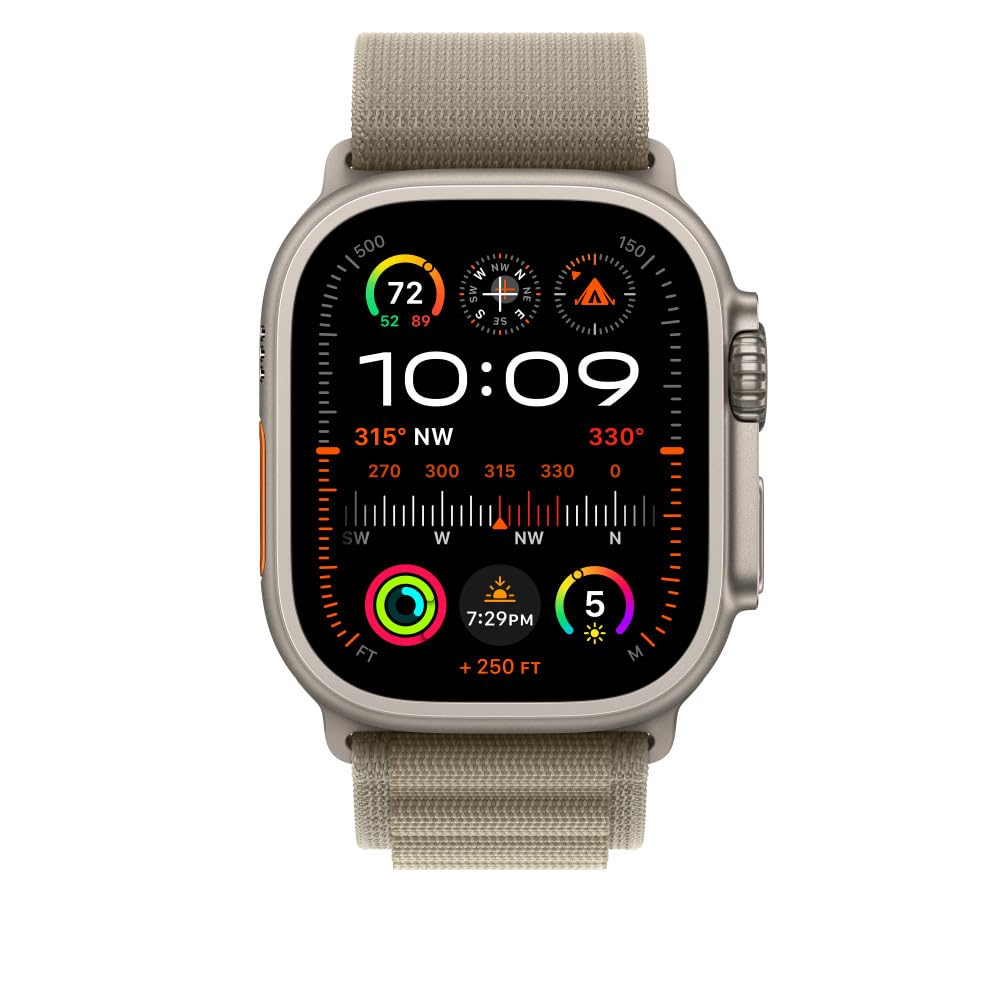 Foto 4 pulgar | Correa Para Apple Watch Alpine Loop, Titanio Resistente, Color Oliva, 49 Mm - Venta Internacional.