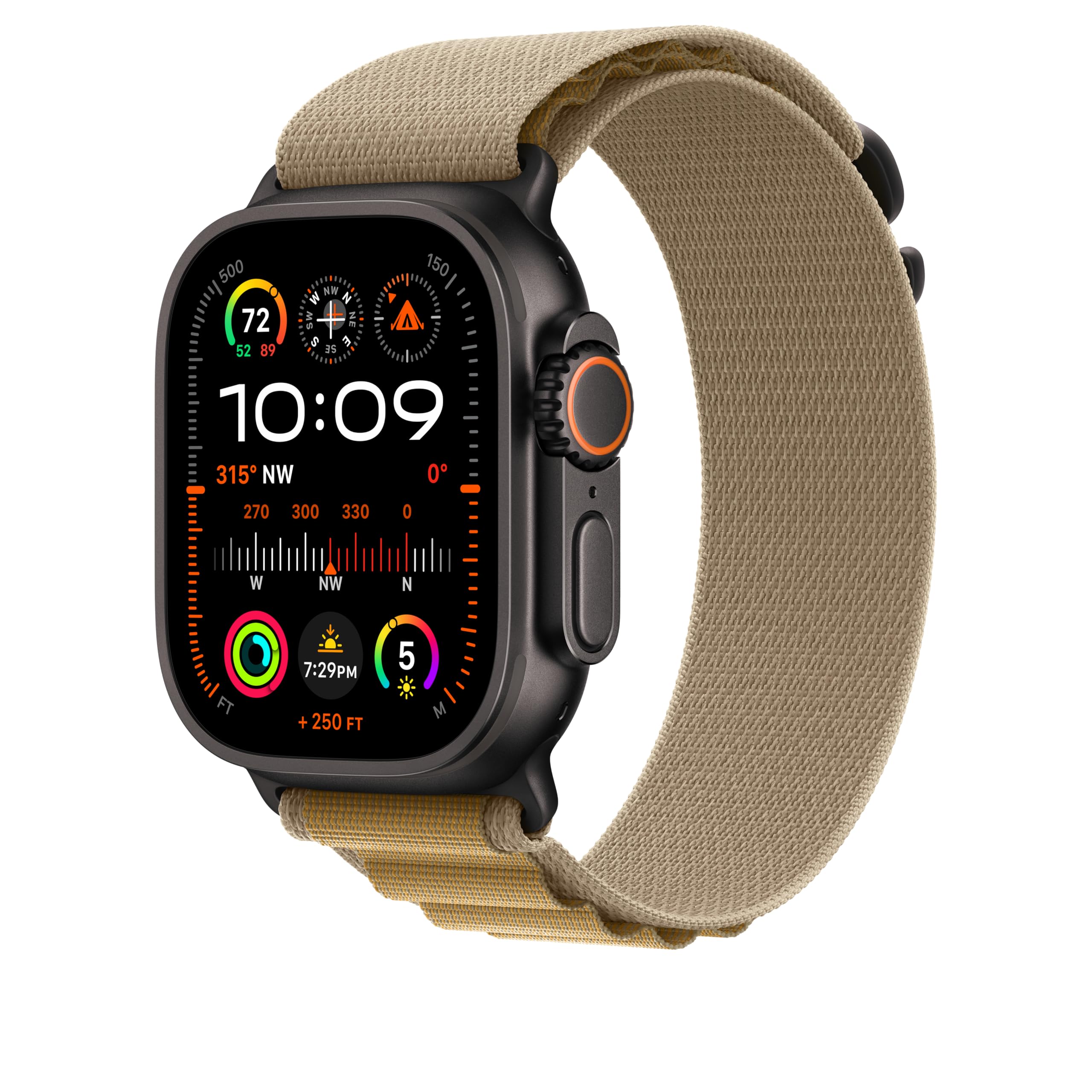 Foto 3 pulgar | Correa Para Apple Watch Alpine Loop, Color Canela, Con Titanio Negro, 49 Mm - Venta Internacional.