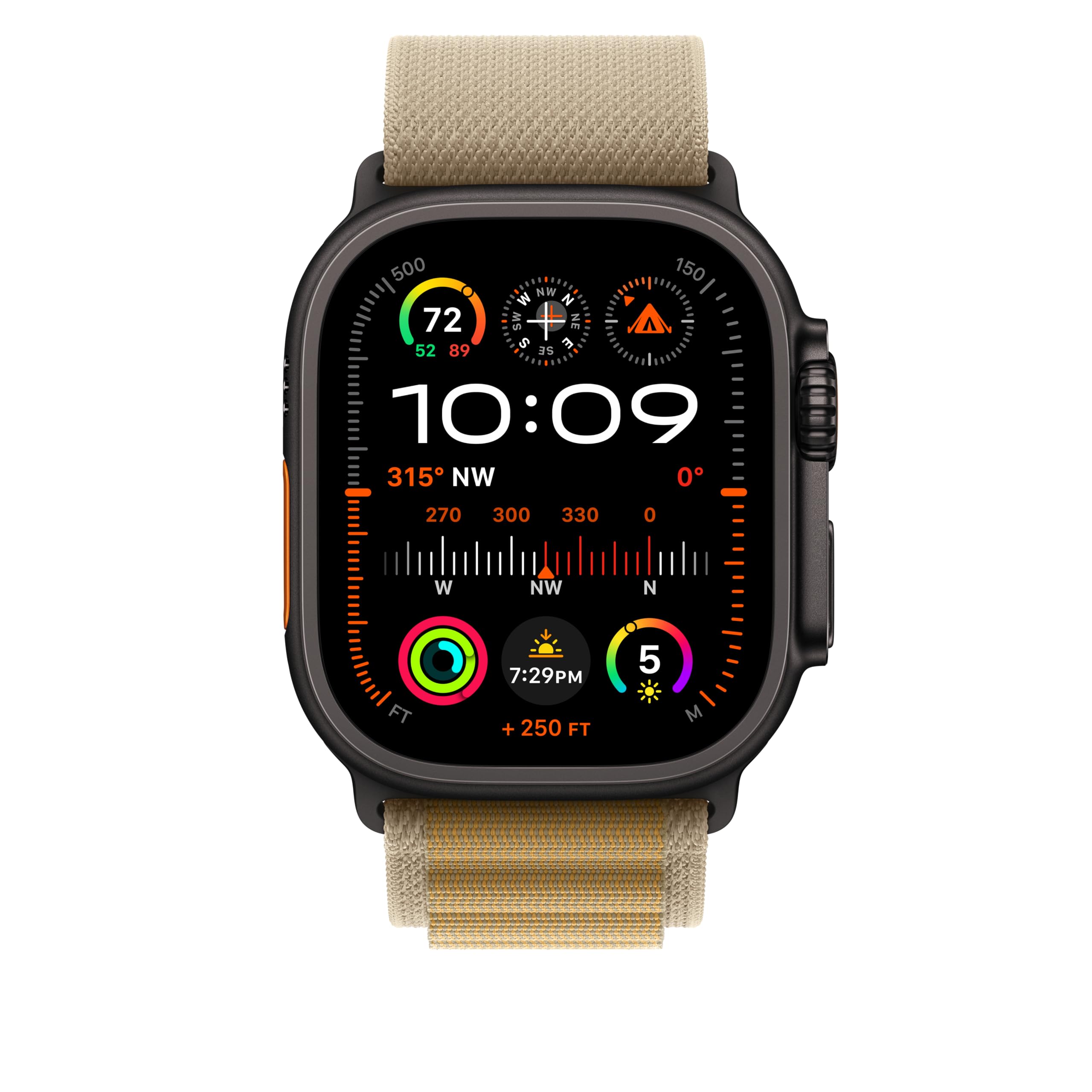 Foto 4 pulgar | Correa Para Apple Watch Alpine Loop, Color Canela, Con Titanio Negro, 49 Mm - Venta Internacional.