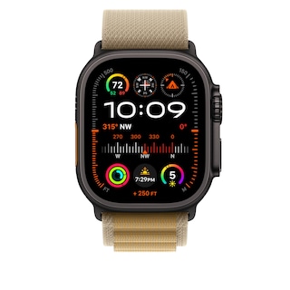 Foto 3 | Correa Para Apple Watch Alpine Loop, Color Canela, Con Titanio Negro, 49 Mm - Venta Internacional.