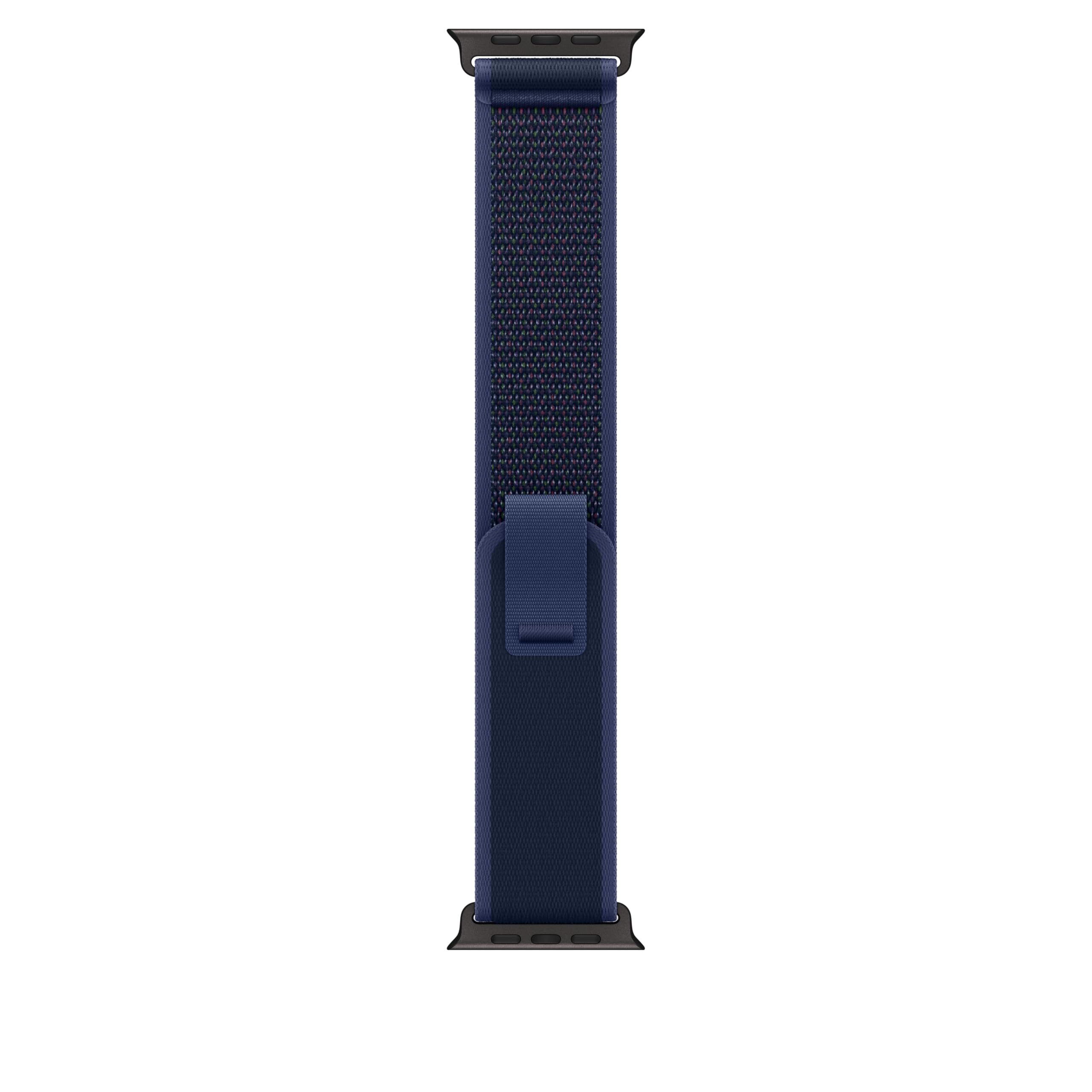 Correa De Reloj Apple Trail Loop Azul Negro Titanio 49 Mm M/l - Venta Internacional.