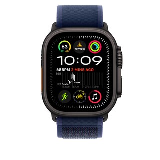 Foto 3 | Correa De Reloj Apple Trail Loop Azul Negro Titanio 49 Mm M/l - Venta Internacional.