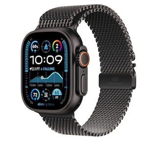 Foto 2 | Correa De Reloj Apple Milanese Loop Negra De 49 Mm Para 155-185 Mm - Venta Internacional.