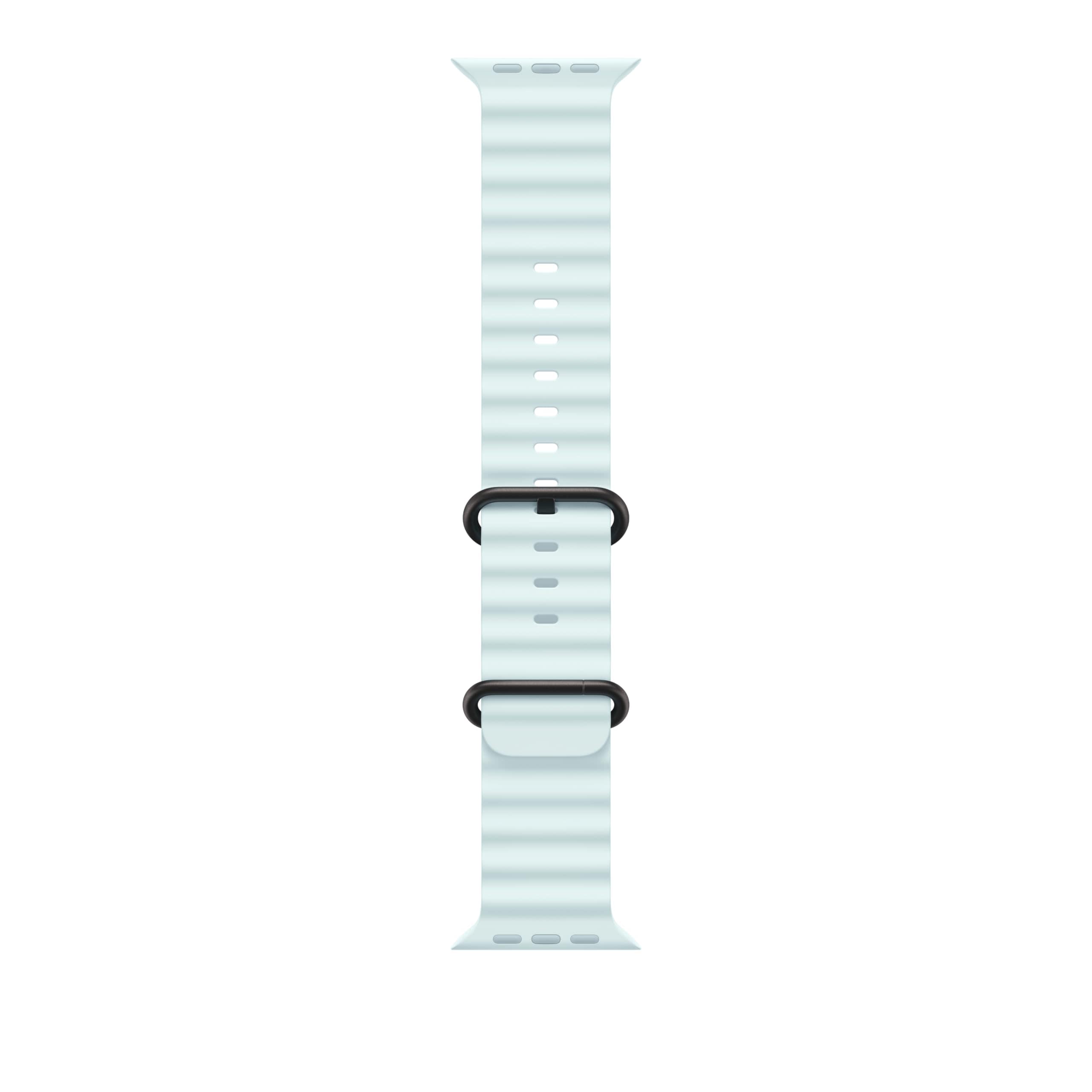 Correa de Reloj Apple Ocean Band Azul Hielo De 49 Mm Con Titanio Negro - Venta Internacional $2,945
