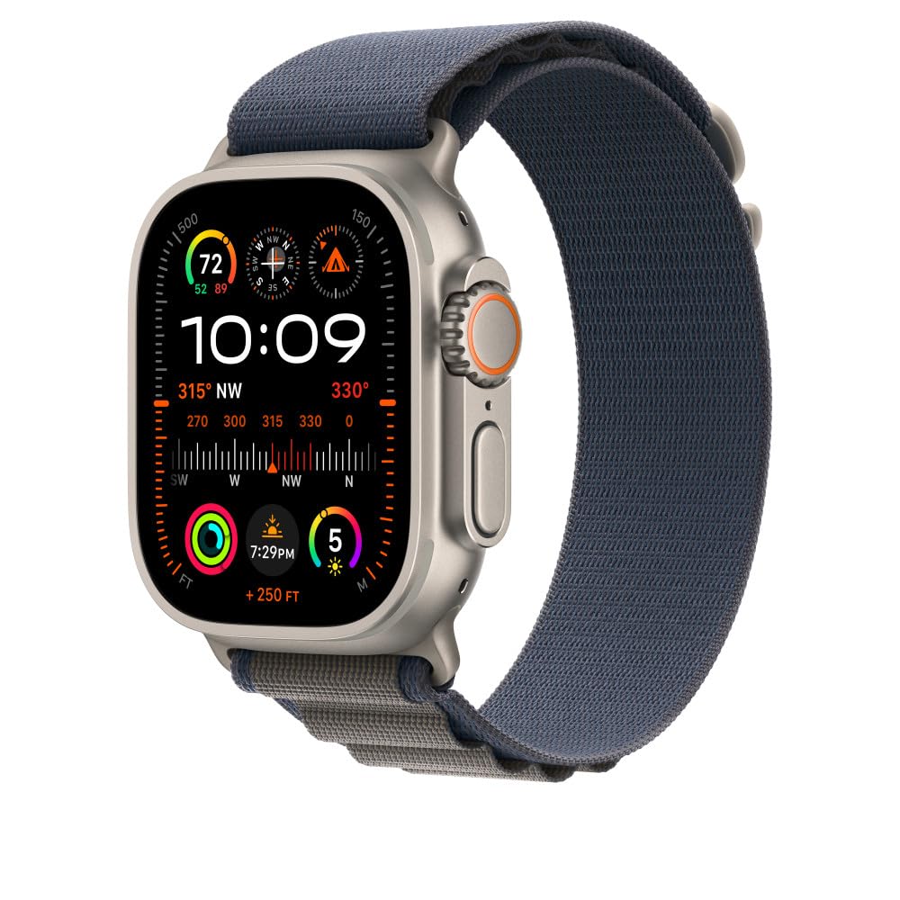 Foto 3 pulgar | Correa Para Apple Watch Alpine Loop, Azul, Resistente, Titanio, Grande - Venta Internacional.