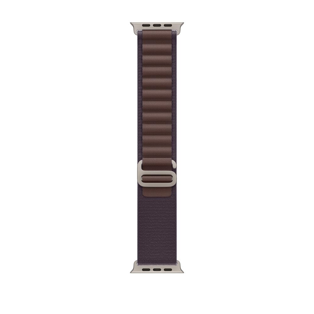 Correa Para Apple Watch Alpine Loop, Color Índigo, Titanio Rugoso, 49 Mm - Venta Internacional.