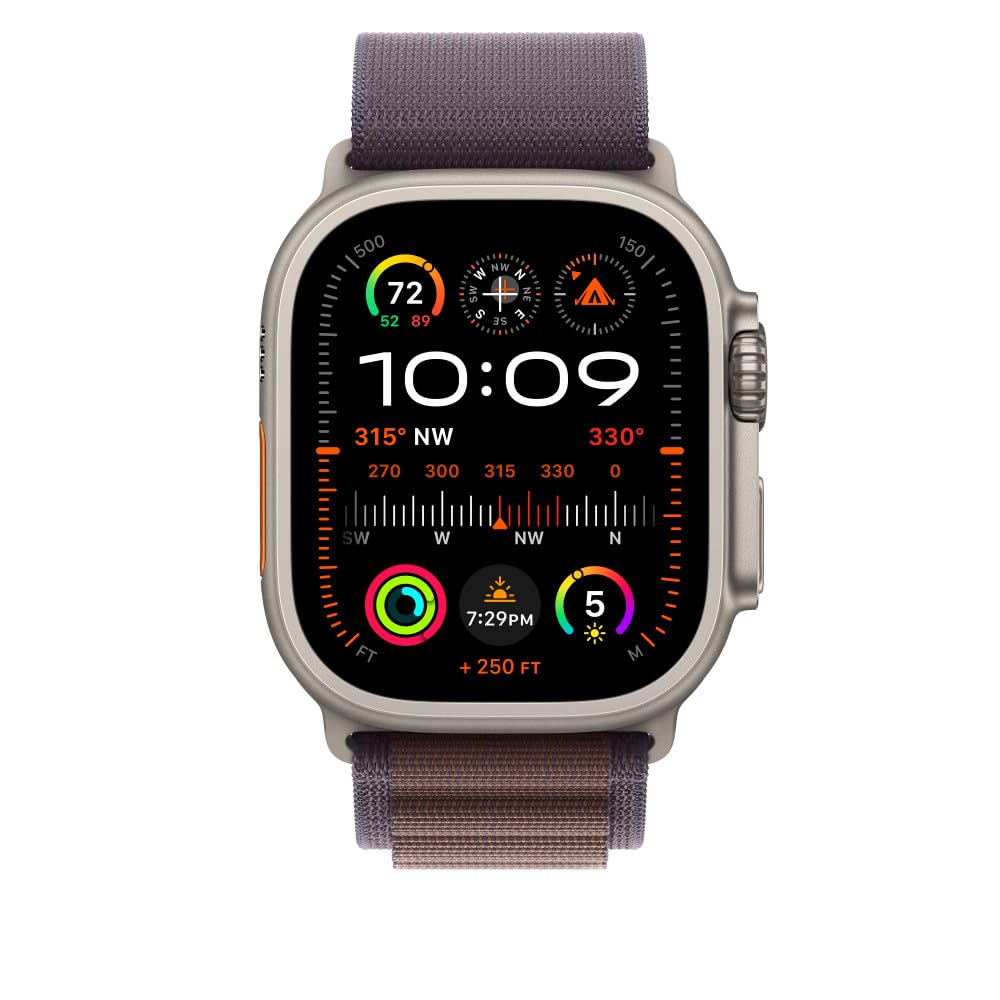 Foto 4 pulgar | Correa Para Apple Watch Alpine Loop, Color Índigo, Titanio Rugoso, 49 Mm - Venta Internacional.