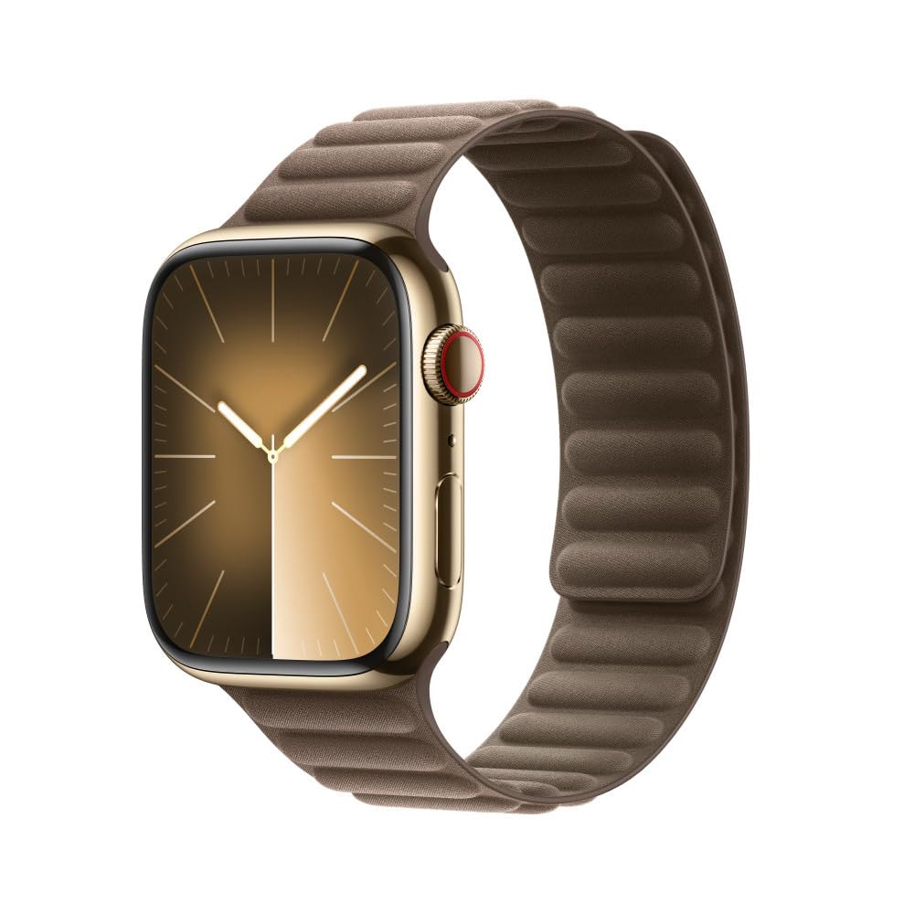 Foto 3 pulgar | Correa de Reloj Apple Magnetic Link Taupe Finewoven 45 mm M/L - Venta Internacional