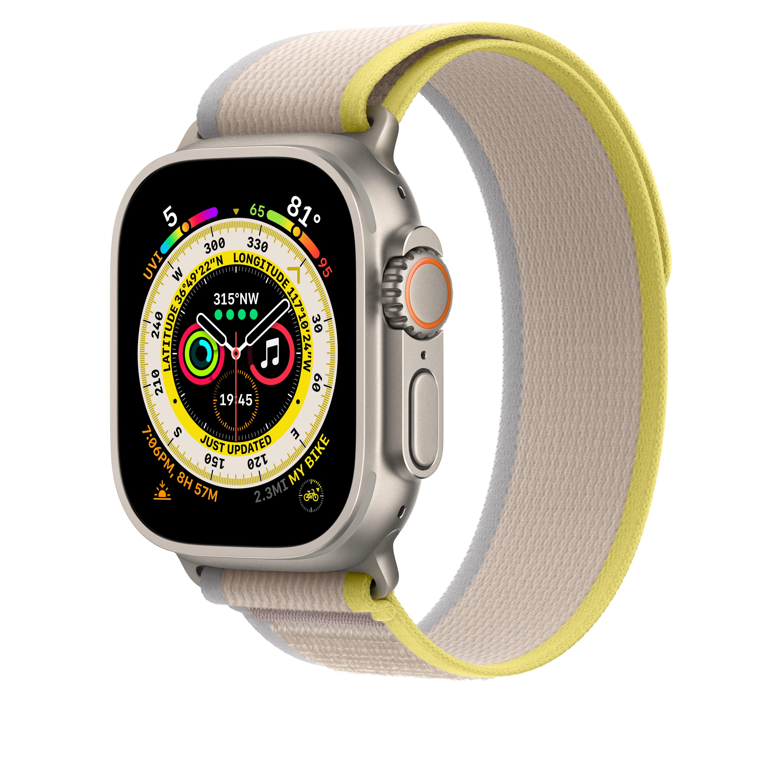 Foto 3 pulgar | Correa Para Apple Watch Trail Loop Amarillo/beige 49 Mm S/m - Venta Internacional.