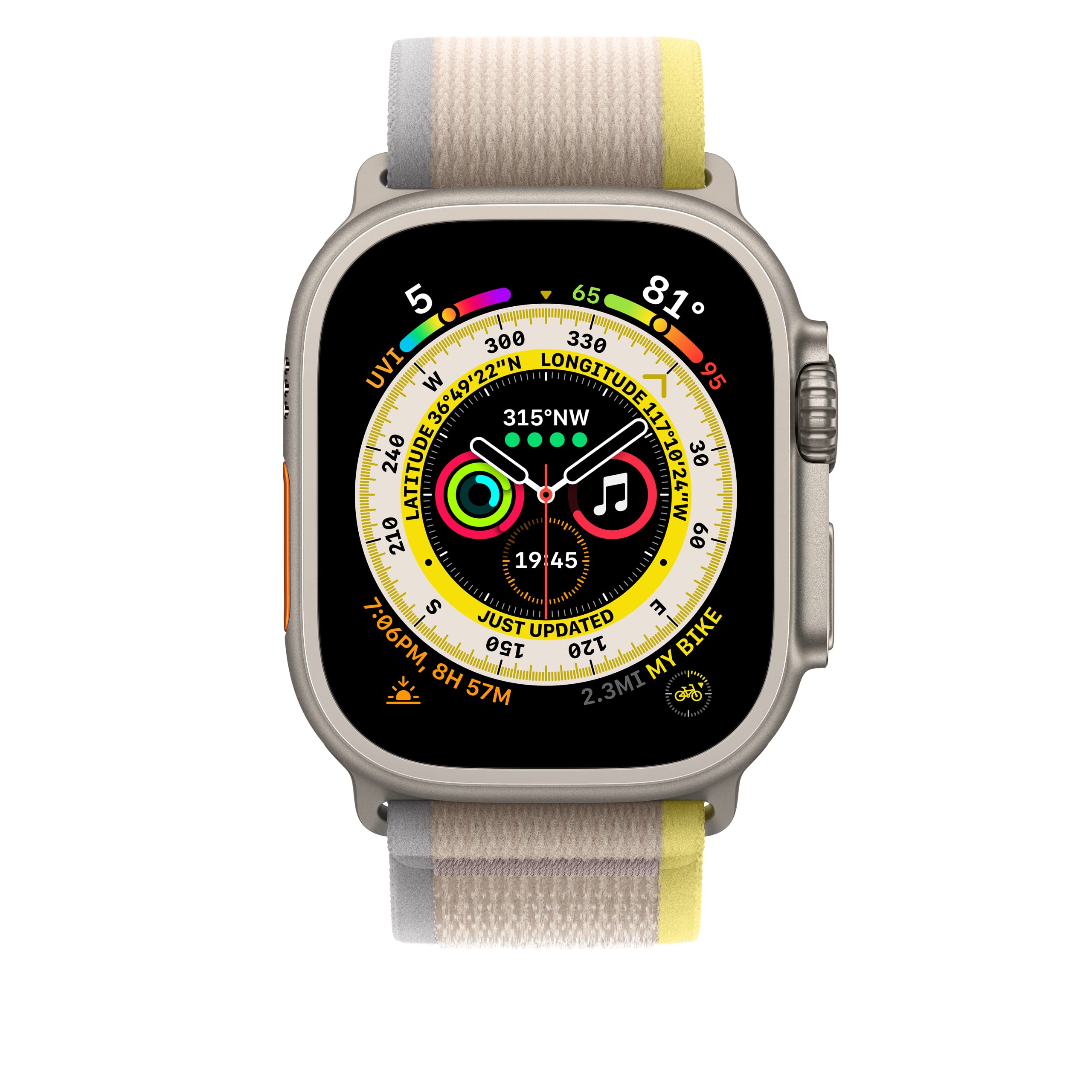 Foto 4 pulgar | Correa Para Apple Watch Trail Loop Amarillo/beige 49 Mm S/m - Venta Internacional.