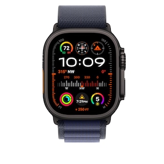 Foto 3 | Correa Para Apple Watch Alpine Loop Azul Marino Con Titanio Negro De 49 Mm - Venta Internacional.