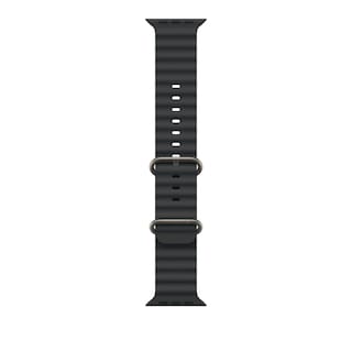 Foto 1 | Correa para Apple Watch Ocean Band Negra Con Acabado De Titanio 49 Mm - Venta Internacional