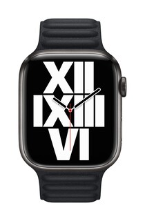 Foto 3 | Correa de Piel con Eslabones para Apple Watch Midnight 45 Mm, M/l - Venta Internacional