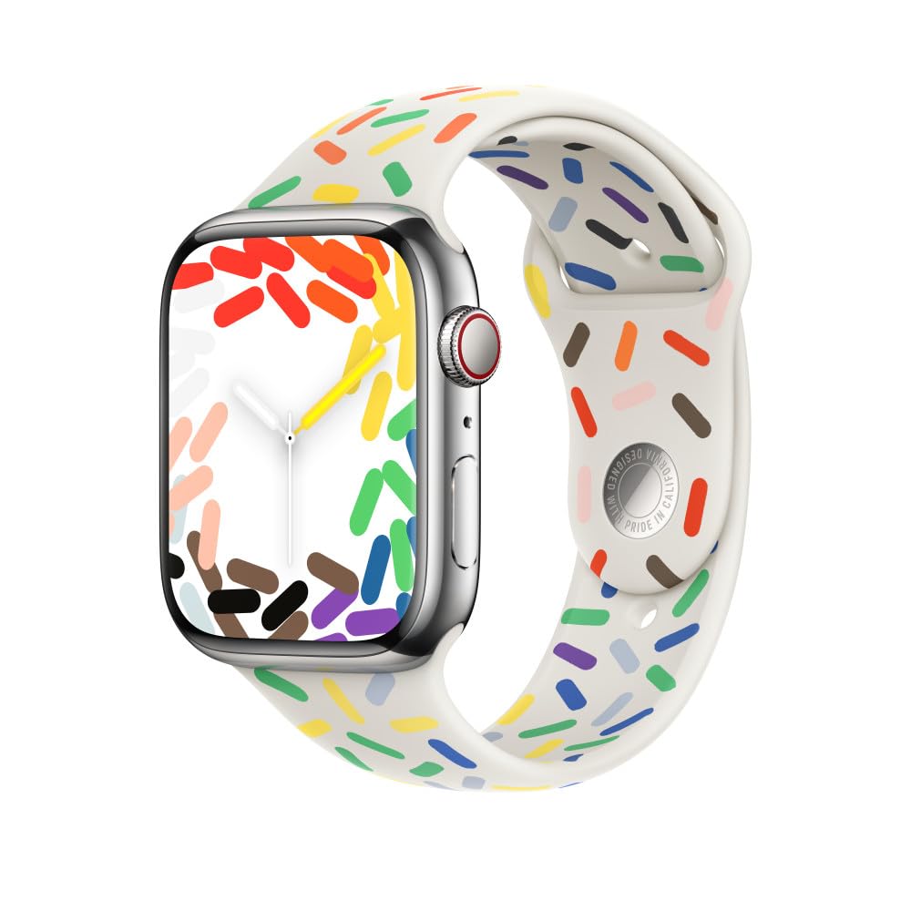 Foto 3 pulgar | Apple Watch Band Sport Band Pride Edition 45 mm S/M - Venta Internacional