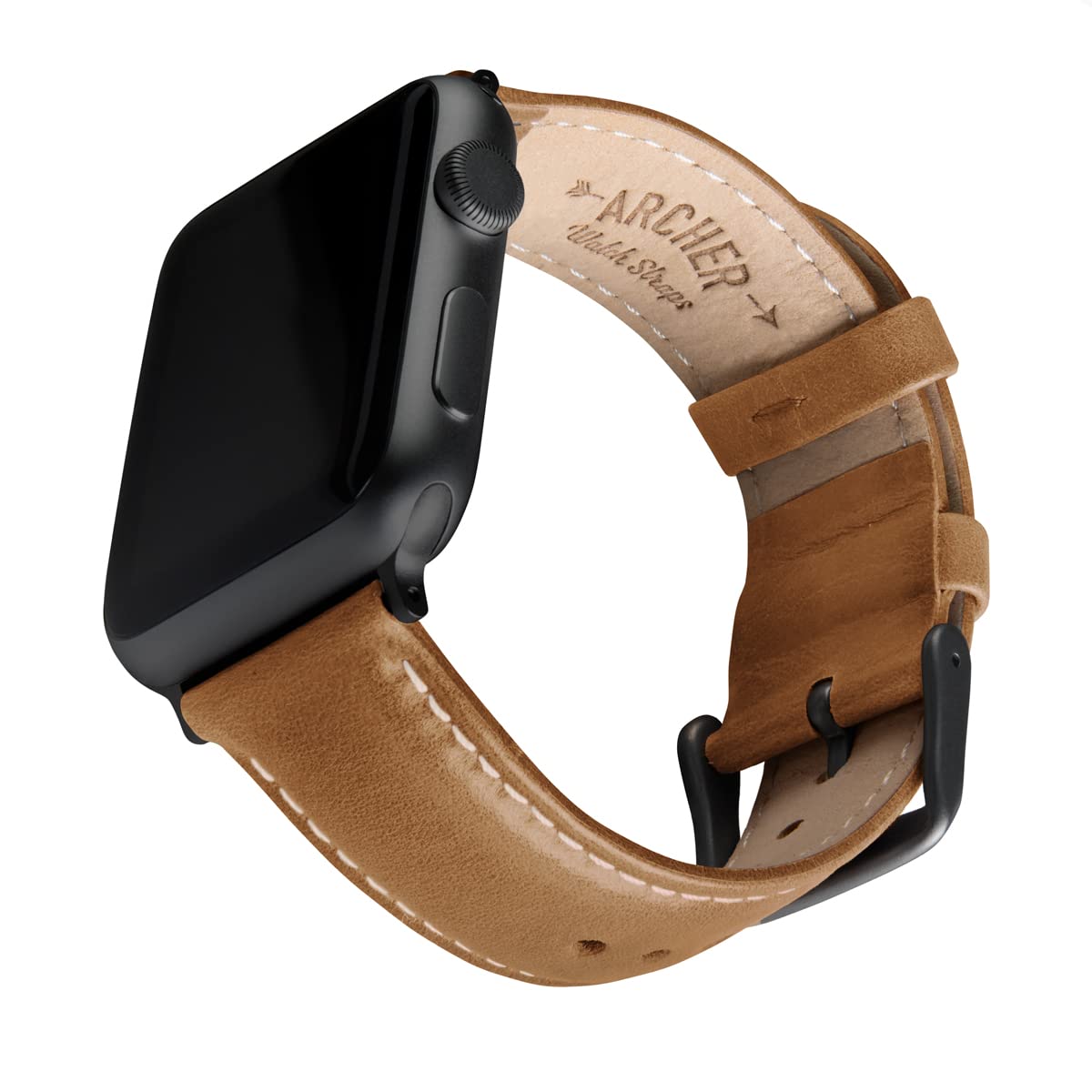 Correa de Piel Archer Top Grain para Apple Watch - Venta Internacional