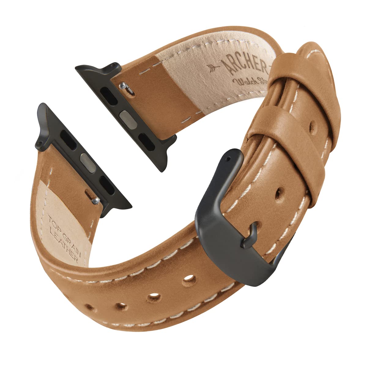 Foto 3 pulgar | Correa de Piel Archer Top Grain para Apple Watch - Venta Internacional