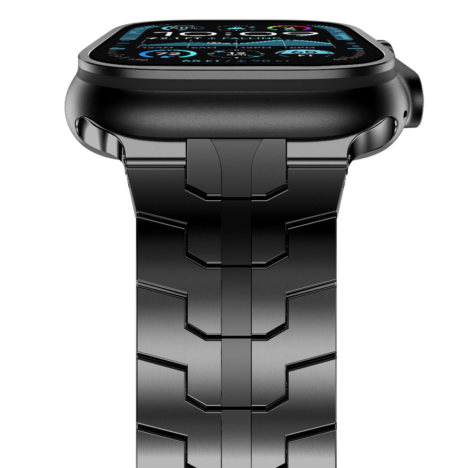 Foto 4 | Correa Chanchy Titanium para Apple Watch Ultra 2 de 49 mm Negro - Venta Internacional