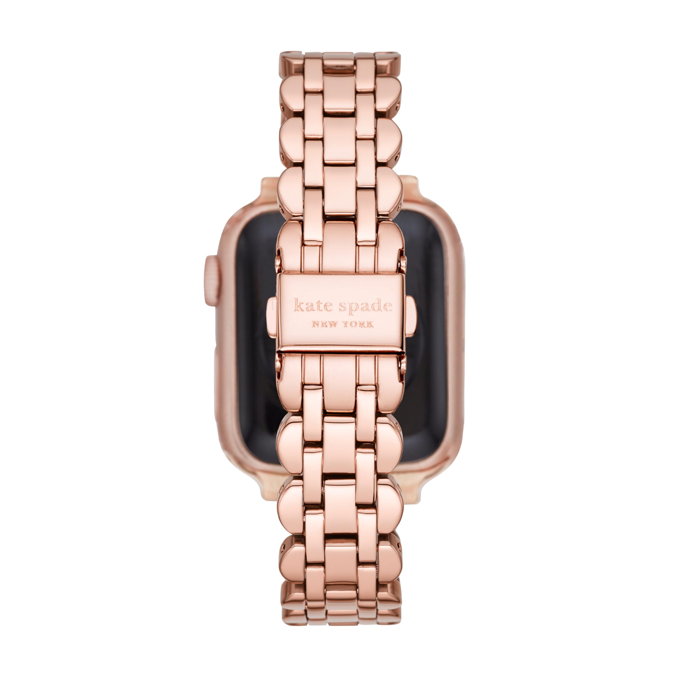 Foto 4 pulgar | Correa de Reloj Kate Spade New York de Acero Inoxidable para Apple Watch Rosa - Venta Internacional