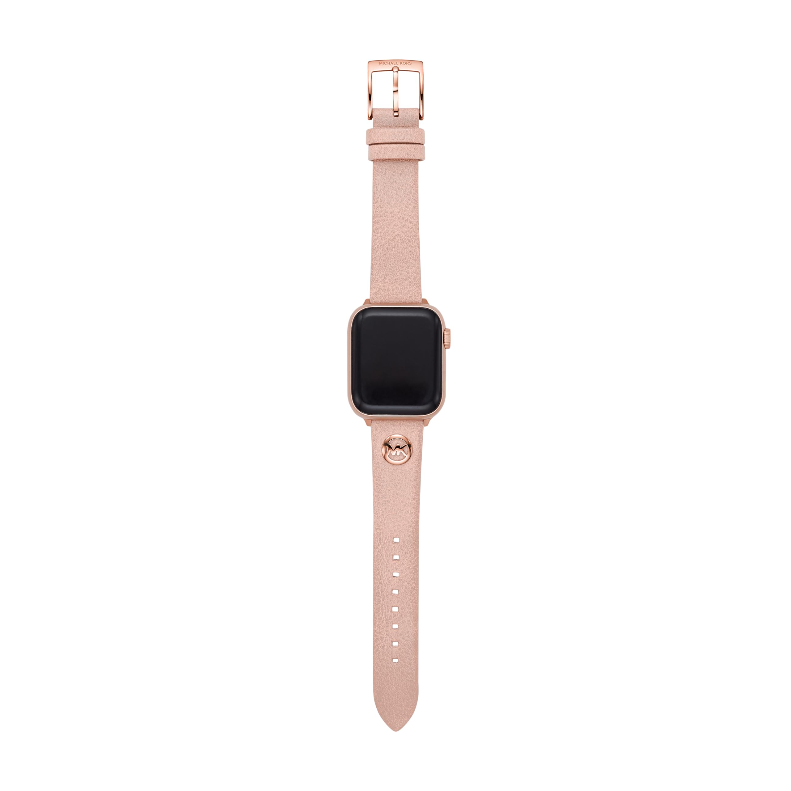 Foto 3 pulgar | Correa de Piel Rosa Michael Kors para Apple Watch 38/40/41 mm Rosa - Venta Internacional